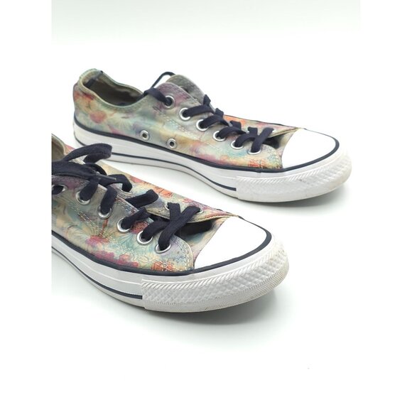 Converse All Star Women's Tye-Dye Floral Low Top Sneakers Size 7 US - Picture 12 of 15